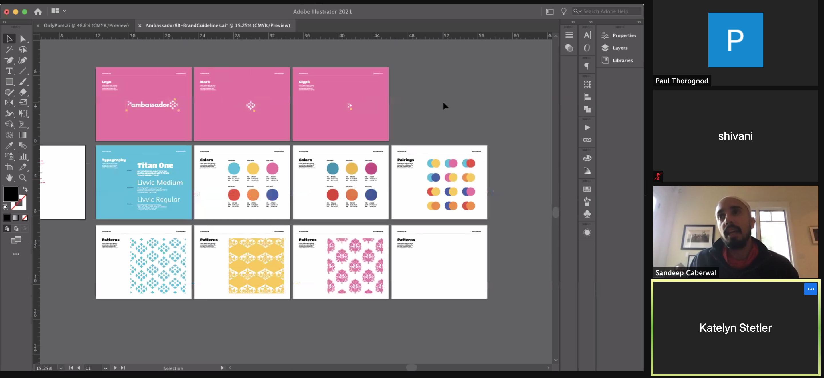 Building a brand book remotely