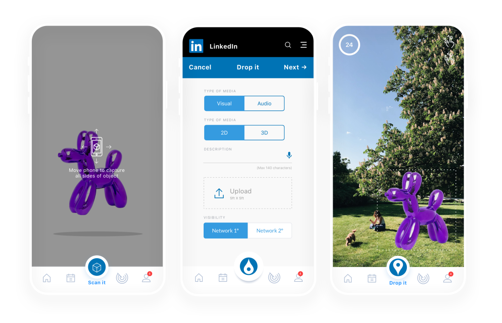 Scan your work of art and choose a public space that it could live in
